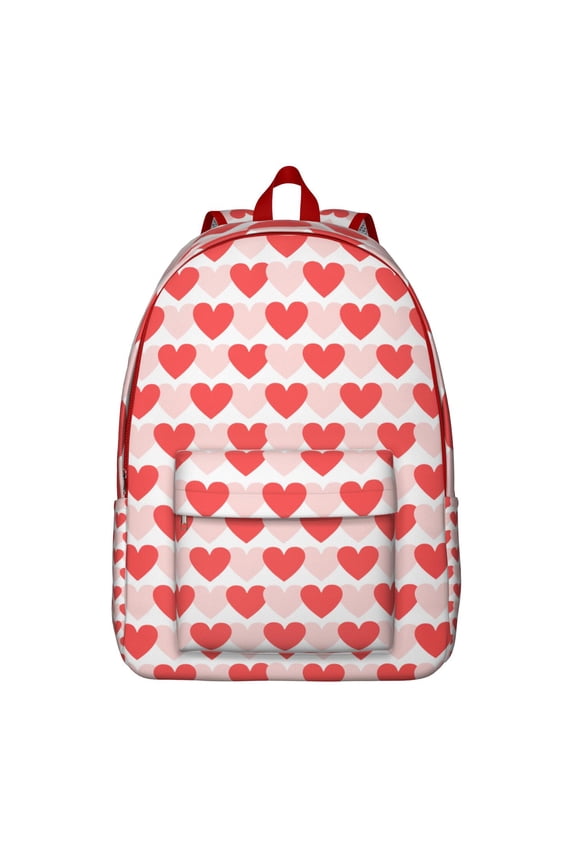 Waterproof School Backpack with Classic Black and White Polka Dot Pattern – Vintage Retro Dots Design, Lightweight and Durable for Everyday Use