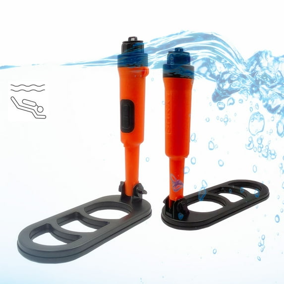 Waterproof Scuba Metal Detector Underwater Dive Pulse Pinpointer (back/orange)