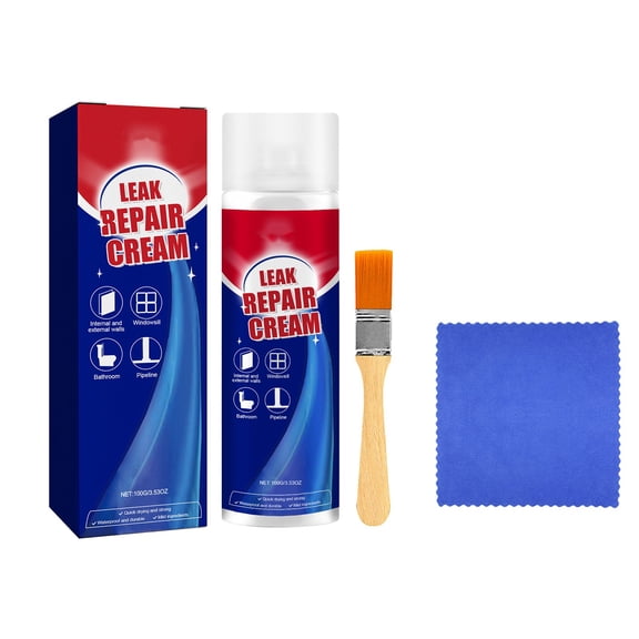 Waterproof Sealant Liquid, Quick Dry Leak Repair Coating, with Brush, Waterproof, for Wall, Roof, Window Frame, Bathroom Color