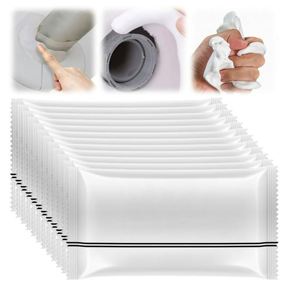 Waterproof Sealant Mastic, Repair Sealing Clay Wall Gaps Filler, Cement Crack Filler Quick Mending Mud for Drain Connection Wall Hole Air Conditioning Hole Seal Putty (B:15 PCS)