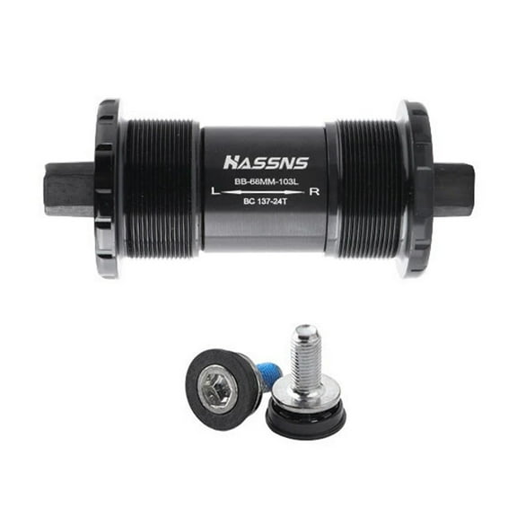 Waterproof Sealed Bearing Bottom Bracket,73Mm Square Taper For Mountain Bike With Chromium Steel Shaft(103mm)