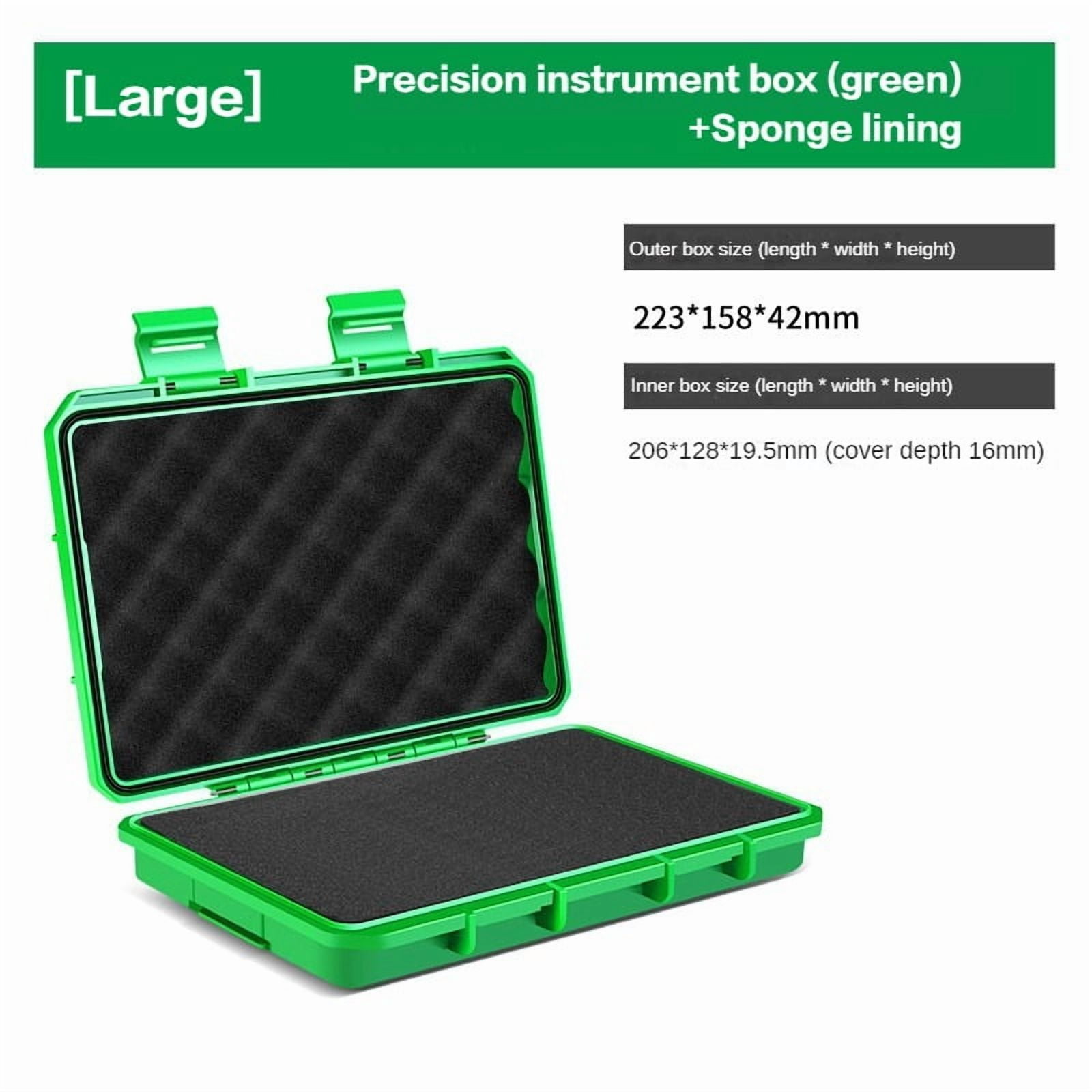 Engineering Instruments Box With Name Waterproof Sealed Small Precision Instrument Parts Tool Storage Box ...