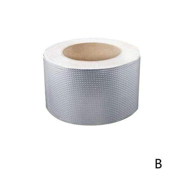 Waterproof Sealing Butyl Self-adhesive Rubber Special Aluminum Foil Tape For Roof Crack Repair E5C1