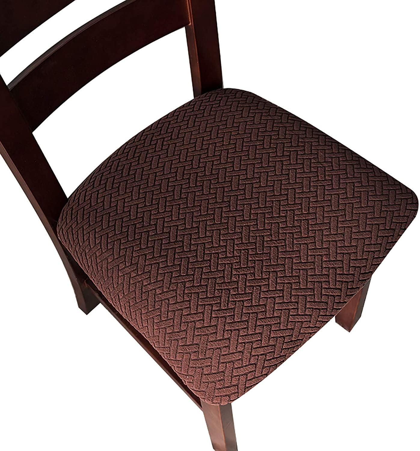 Waterproof Seat Covers Stretch Textured Chair Seat Slipcovers Dining