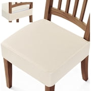Waterproof Chair Covers for Dining Chairs, Set of 4, Beige
