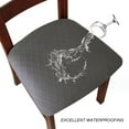 thumbnail image 1 of Waterproof Seat Covers for Dining Room Chairs seat Covers Kitchen Chair Covers slipcovers (4 Pcs), 1 of 5