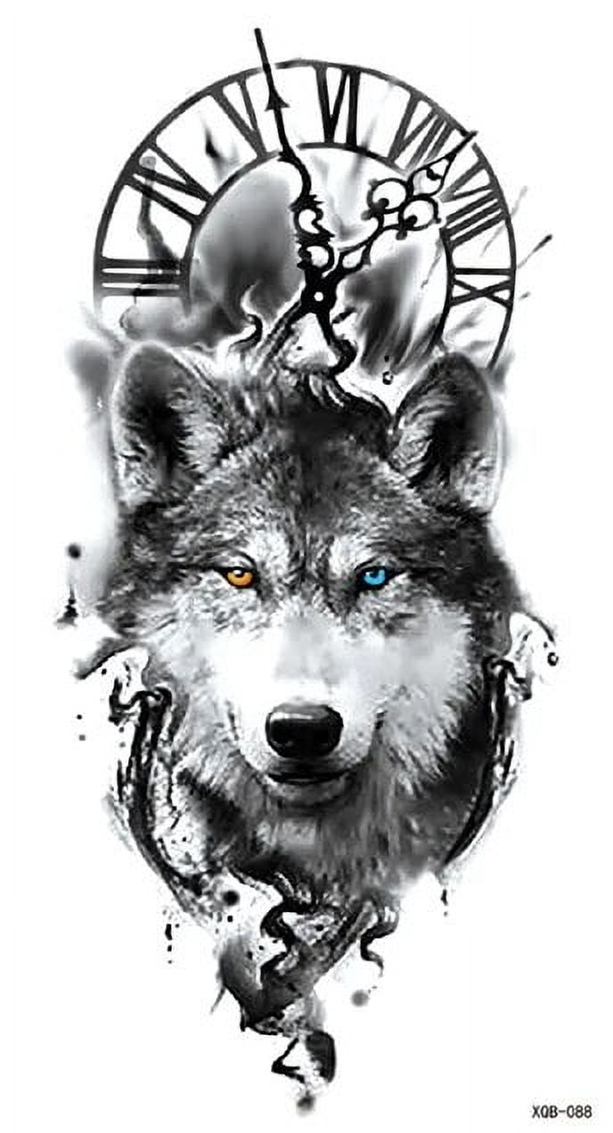 Waterproof Semitemporary Tattoo Stickers For Men Arm Body Art Long