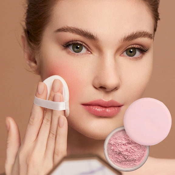 Waterproof Setting Powder - Pink - Blurring Setting Powder by Beauty Setting Powder Beauty Blurring Setting Powder Blurring Powder Setting Powder for All Skin Tones, 1 Waterproof S Makeup Organizer