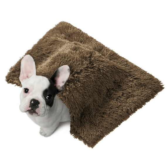Waterproof Shag Dog Blanket, Soft Warm Fluffy Faux Fur Fleece Pet Throw Blanket