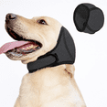 thumbnail image 1 of Waterproof Shock-Absorbing Dog Hearing Protection Ear Covers, Adjustable Calming Pet Ear Muffs for Thunder, Fireworks, Travel, Grooming & Loud Noise Anxiety Relief, 1 of 5