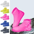 thumbnail image 1 of Waterproof Shoe Cover under $5! Xqxayjr Waterproof Shoe Covers, Slip Resistant Rain Boots for Outdoor, Thickened Anti-Skid Overshoes, Reusable L Size Rain Protective Gear, 1 of 9