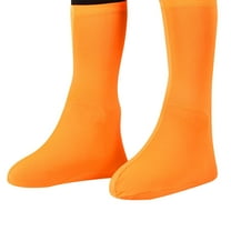 Waterproof Shoe Covers for Adults, Reusable Overshoes for Men Women, High Top Snow Boots Galoshes, Non-Slip Traction for Outdoor Cycling Camping Fishing Hiking Gardening Work
