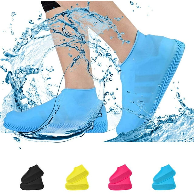 Waterproof Shoe Covers, NonSlip Water Resistant Overshoes Silicone