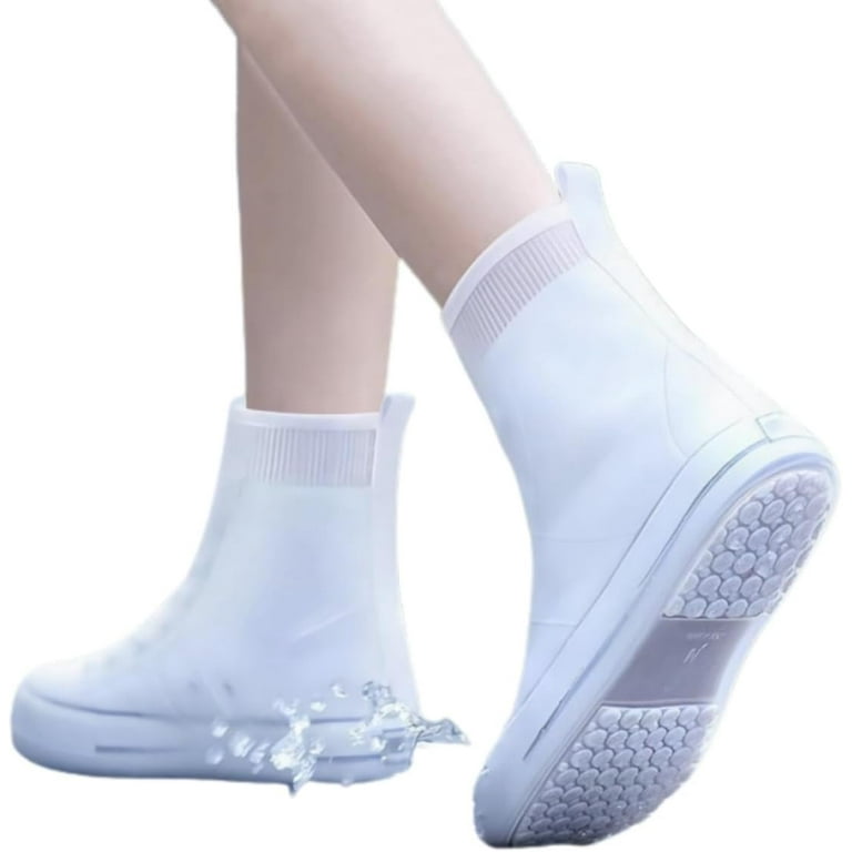 MLUUHK Waterproof, Wear-Resistant TPE Shoe Covers with Non-Slip