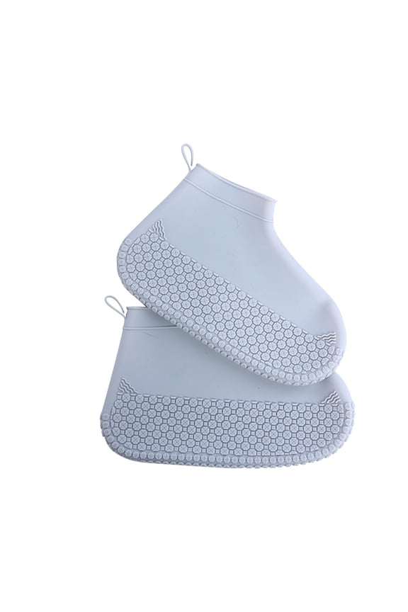 Waterproof Shoe Covers1PC,Non-Slip Traction GripReusable Durable Footwear Protectors for Walking Commuting Outdoor Rainy Conditions(Dark Gray)