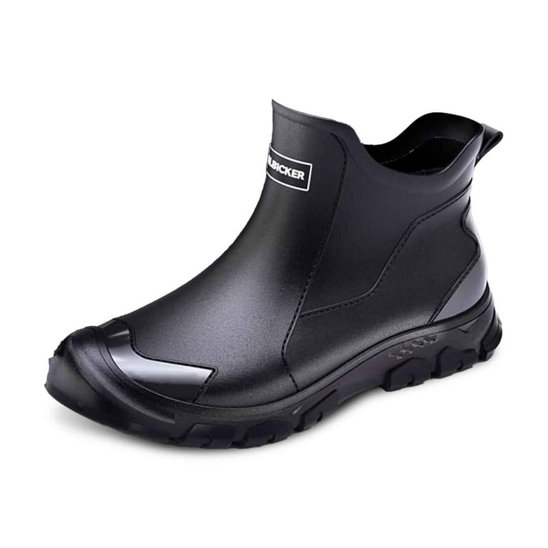 Flipkart Mens Short Gumboots Waterproof Short Rain Boots For Men