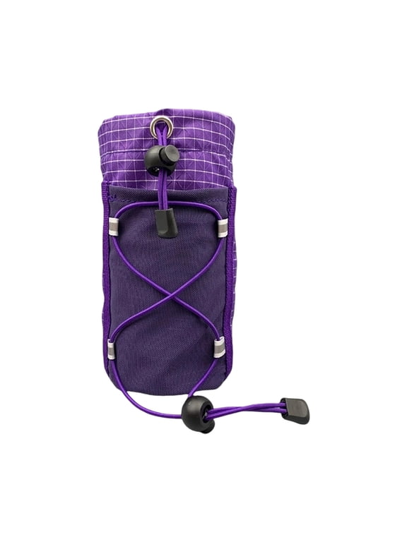 Waterproof Shoulder Strap Backpack – Water Bottle & Phone Holder Storage for Hiking, Walking and Traveling – Heavy-Duty Backpack with Secure Drawstring Closure