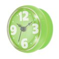 thumbnail image 1 of Waterproof Shower Clock Mini Bathroom Mirror Wall Clocks with Suction Cup, Green, 1 of 6