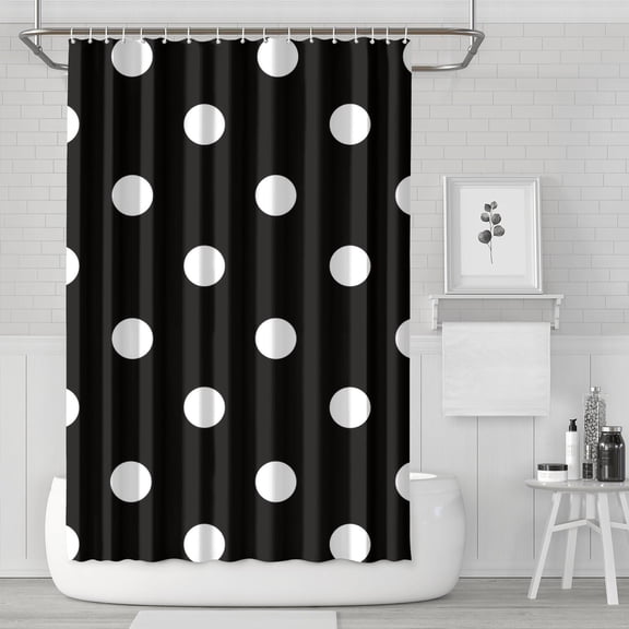 Waterproof Shower Curtain 72x72 Inch Polyester Unique Shower Curtain for Bathroom Hotel Home Bathtub Accessories Decor with 12 Plastic Hooks