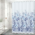 thumbnail image 1 of Waterproof Shower Curtain with Frosted Design – 70.8x39.3 Inch Mold Resistant Polyester Bathroom Partition, Light Filtering Privacy Curtain for Bath/Tub (Easy Clean)‌, 1 of 6