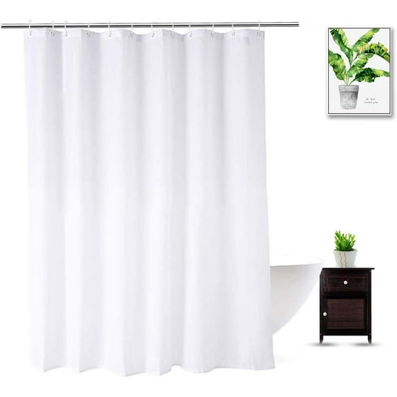 Waterproof Shower Curtain, Thickened And Mildew-Proof (180*180) With Hooks (In Stock)
