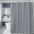 thumbnail image 1 of Waterproof Shower Curtain with 12 Hooks & 3 Magnets, Durable Shower Curtain for Bathroom, Anti-Mold, Easy to Clean, Clear & Stylish Bathroom Curtain, 1 of 6