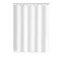 thumbnail image 1 of Waterproof Shower Curtain with Hooks, Thickened Long Plain Color Shower Curtains Suitable for Bathroom Inside Shower 70.87x47.24Inch White, 1 of 6