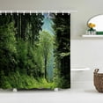 thumbnail image 1 of Waterproof Shower Curtains Natural Forest landscape Printing Scenery Bathroom Curtains Polyester Fabric Home Bath Curtain, 1 of 5