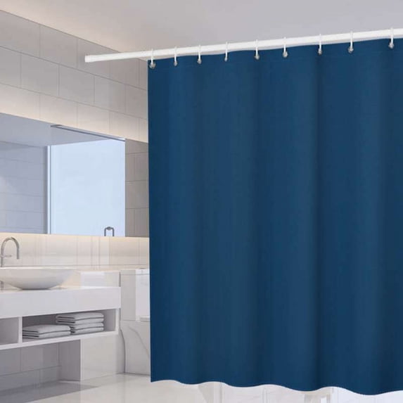 Waterproof Shower Curtains Polyester Fabric Shower Curtain with Liner Machine Washable Bathroom Curtain With Hooks (Hotel Quality)