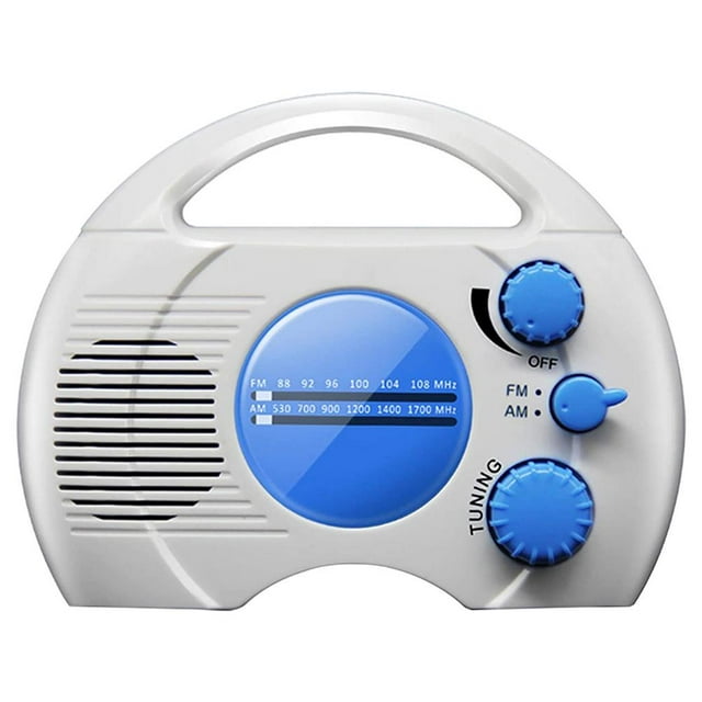 Waterproof Shower Radio Wireless Portable Radio Am/FM Wall Hanging