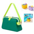thumbnail image 1 of Waterproof Silicone Bag for Beach Pool Travel, Leakproof & Durable Lightweight Travel Pouch, Easy to Clean, Summer Handheld Storage Bag Washable for Beach Hiking Camping,Dark green, 1 of 8