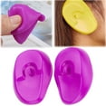 thumbnail image 1 of Waterproof Silicone Ear Covers, Hairdressing Dye Coloring Ear Cover, Earmuff Protectors, Ear Cap Salon Hair Styling Tool for Hairdressing Shop and Home Personal Use, 1 Pair, 2.16x3.14", 1 of 8