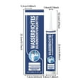 thumbnail image 1 of Waterproof Silicone Sealant for Bathroom, Flexible Clear Adhesive Caulk for Kitchen, Moisture Resistant Gap Filler for Sink and Tub, 300ml Tube for Home Repair, 1 of 7