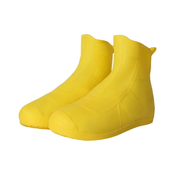 Unisex Silicone Rain Shoe Covers, Waterproof Non-Slip Reusable Portable ...