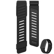 Waterproof Silicone Sport Band, Soft Adjustable Replacement Strap for Fitness Trackers, Sweatproof Durable Comfortable Easy to Clean for Men Women