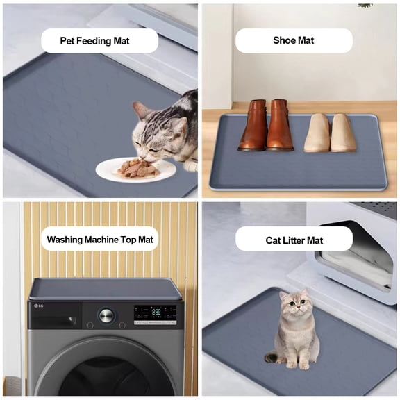 Waterproof Silicone Top Cover For Washer  Dryer, 60x60cm Dust  Scratch Protector