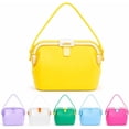thumbnail image 1 of Waterproof Silicone Tote Bags, Women Foldable Leakproof Beach and Pool Handbag with Secure Closure, Washable Self-Standing, 1 of 9