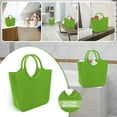 thumbnail image 1 of Waterproof Silicone Underarm Tote Bag - Beach & Bath Storage Carrier for Wet Swimwear, Toiletries and Outdoor Gear Transport(Green), 1 of 7