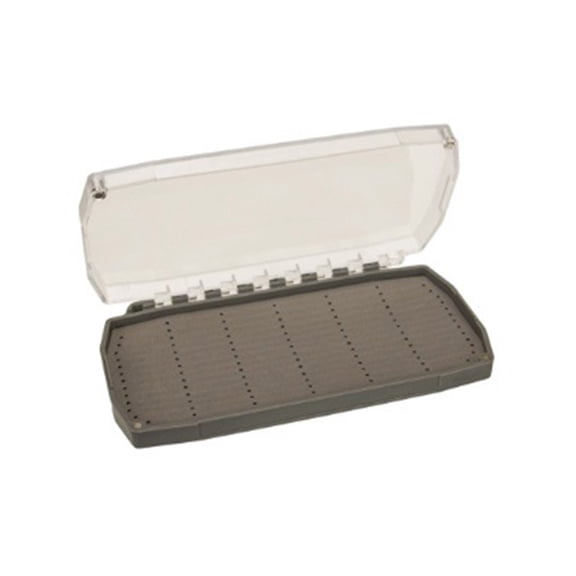 Waterproof Single Side Plastic Fly Box Sponge Pad Insert Flying Storage Fishing Tackle Case Clear Lid Fly Box Container