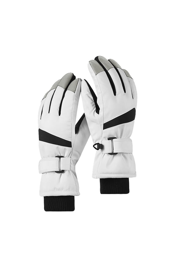 Waterproof Ski Gloves for Women, Insulated Snowboard Gloves with Touchscreen, Windproof Warm Winter Gloves for Skiing, Snowmobiling, Hiking, Pocket Design