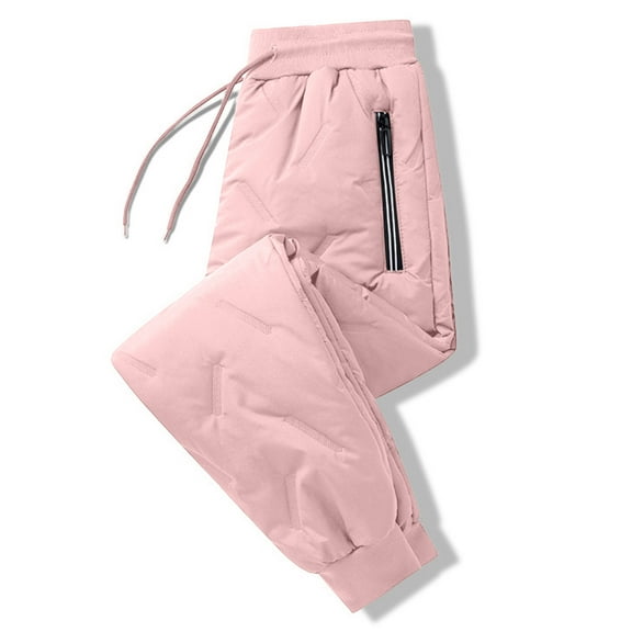 Waterproof Ski Pants Girls Cargo Pants for Boys Elastic Waist Quick Dry Solid Color Kids Trousers Basic Sport Pants with Zipper Pockets