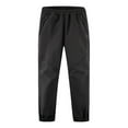 thumbnail image 1 of Waterproof Ski Pants Kids Unisex Windproof Elastic Waist Insulated Ripstop Softshell Snow Hiking Trousers 5-12 Years Old (11-16T, Black 03), 1 of 6