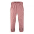 thumbnail image 1 of Waterproof Ski Pants Kids Unisex Windproof Elastic Waist Insulated Ripstop Softshell Snow Hiking Trousers 5-12 Years Old (11-16T, Pink 03), 1 of 6