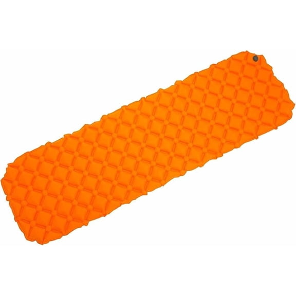 Waterproof Sleeping Pad for Camping/Backpacking/Hiking/Traveling Inflatable Sleeping Mat Ultralight Air Mattress Single Tent/Person Orange