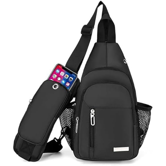 Waterproof Sling Backpack Crossbody Sling Bag, Cross Bag Adjustable Travel Hiking Essentials Casual Daypack Multipurpose Chest Bag Purse for Women Men