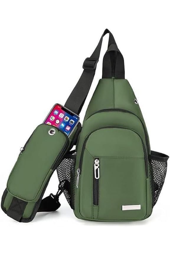 Waterproof Sling Backpack Crossbody Sling Bag, Cross Bag Adjustable Travel Hiking Essentials Casual Daypack Multipurpose Chest Bag Purse for Women Men