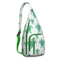 thumbnail image 1 of Waterproof Sling Backpack for Women – Lightweight Crossbody Chest Bag with Adjustable Strap for Travel & Outdoor – Hawaiian Sea Turtle Print, Tropical Ocean Marine Life Design, 1 of 4