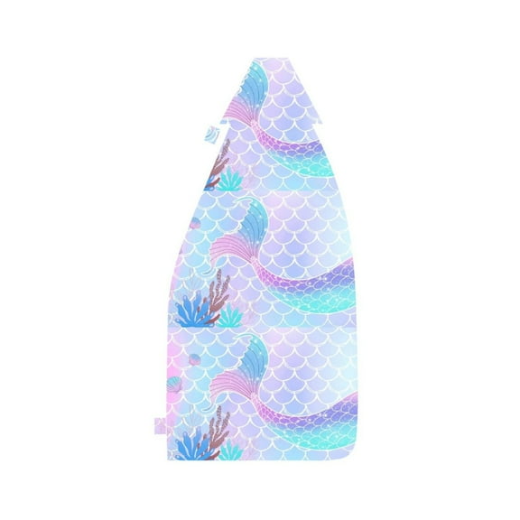 Waterproof Sling Backpack for Women – Lightweight Crossbody Chest Bag with Adjustable Strap for Travel & Outdoor – Mermaid Scales, Ocean Waves & Nautical Sea Life Print