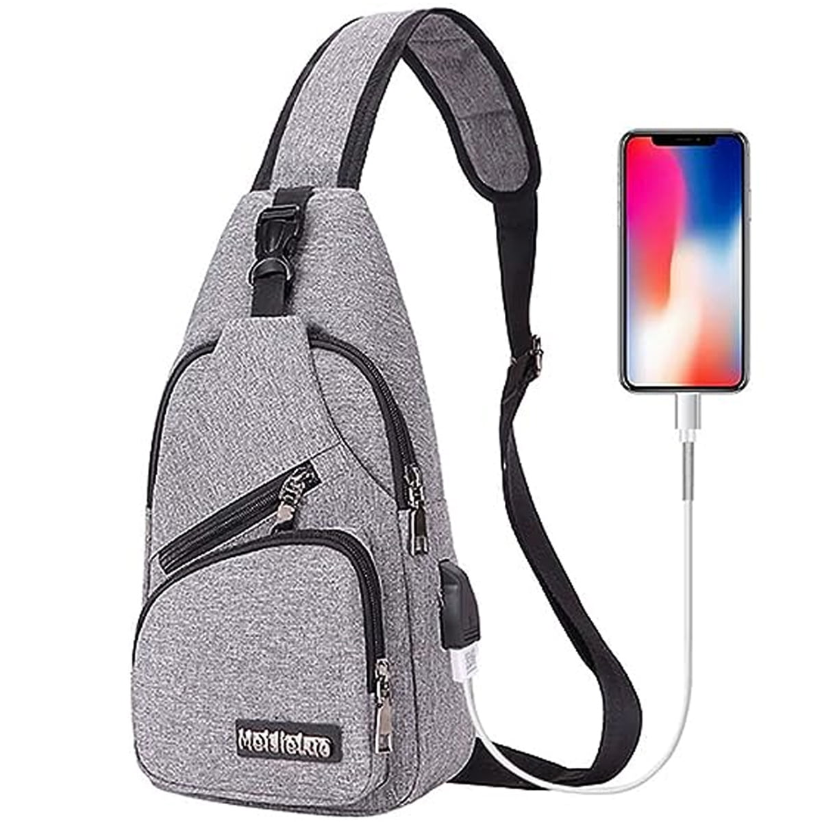 MVRK Waterproof Shoulder Sling Bag - Lightweight Nylon Crossbody For Travel, Gym, Daily Use
