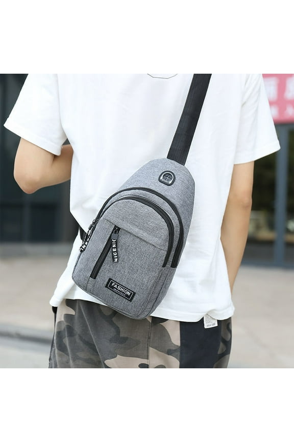 Waterproof Sling Bag Crossbody Backpack for Men Women Sling Backpack Hiking Daypack Multipurpose Cross Body Chest Bag